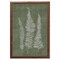 12" x 16" Woodland Ferns I Framed Wall Art, Contemporary Nature Home Décor, Glass Facing and Hanging Hardware Included